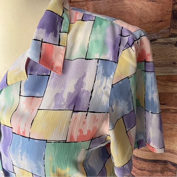 Alfred Dunner Button Down blouse - Picture 6 of 11